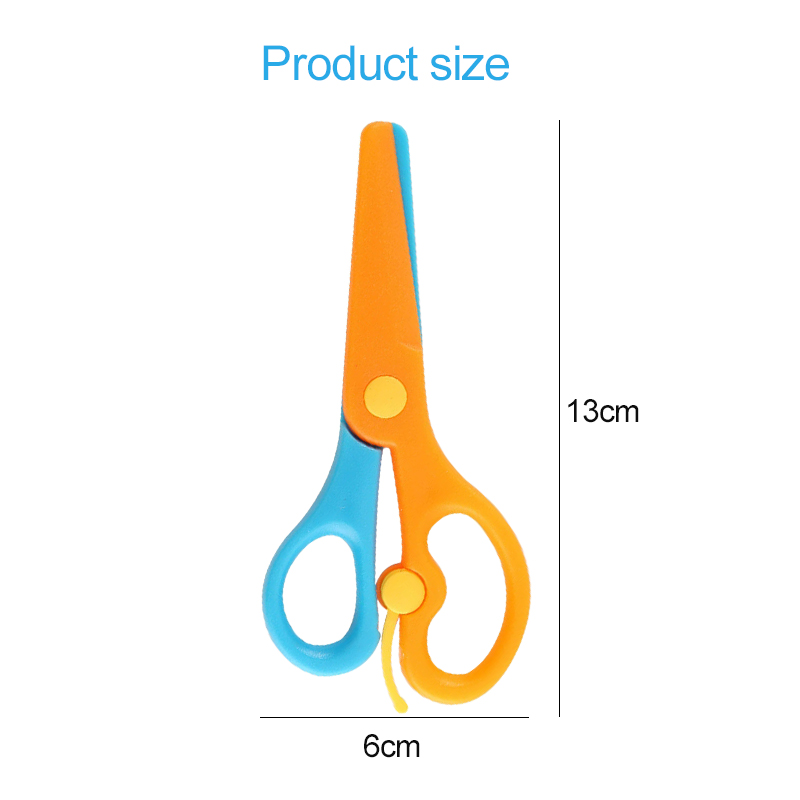 Plastic Scissors Double Color  - Baby Food Scissors ulasan dan harga