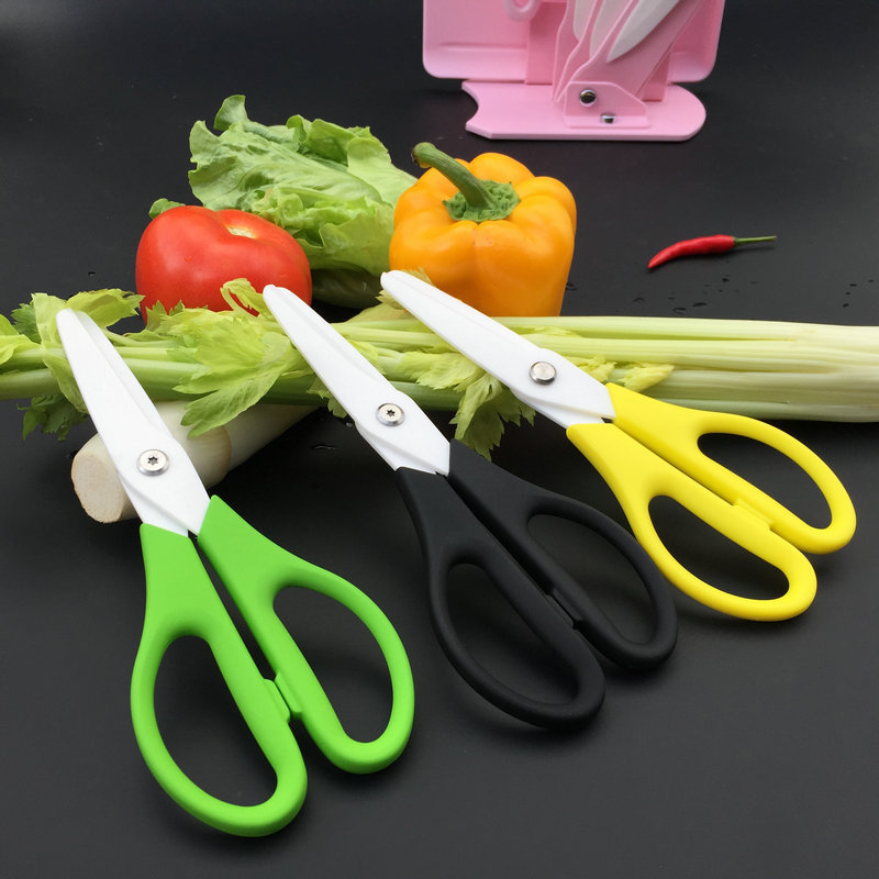 8 Inch Zirconia Ceramic Sharp  - Baby Food Scissors ulasan dan harga