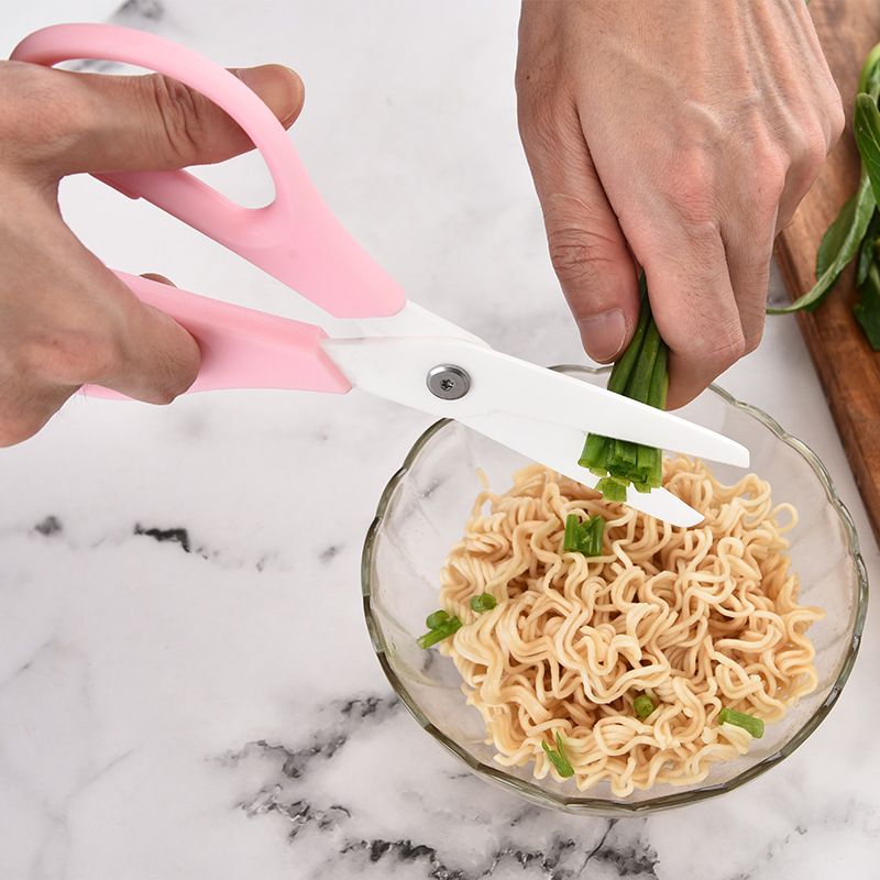 8 Inch Zirconia Ceramic Sharp  - Baby Food Scissors ulasan dan harga