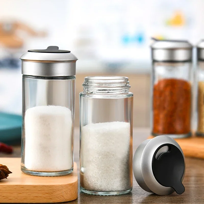 Kitchen Rotating Lid Seasoning - Baby Food Jars With Lids ulasan dan harga