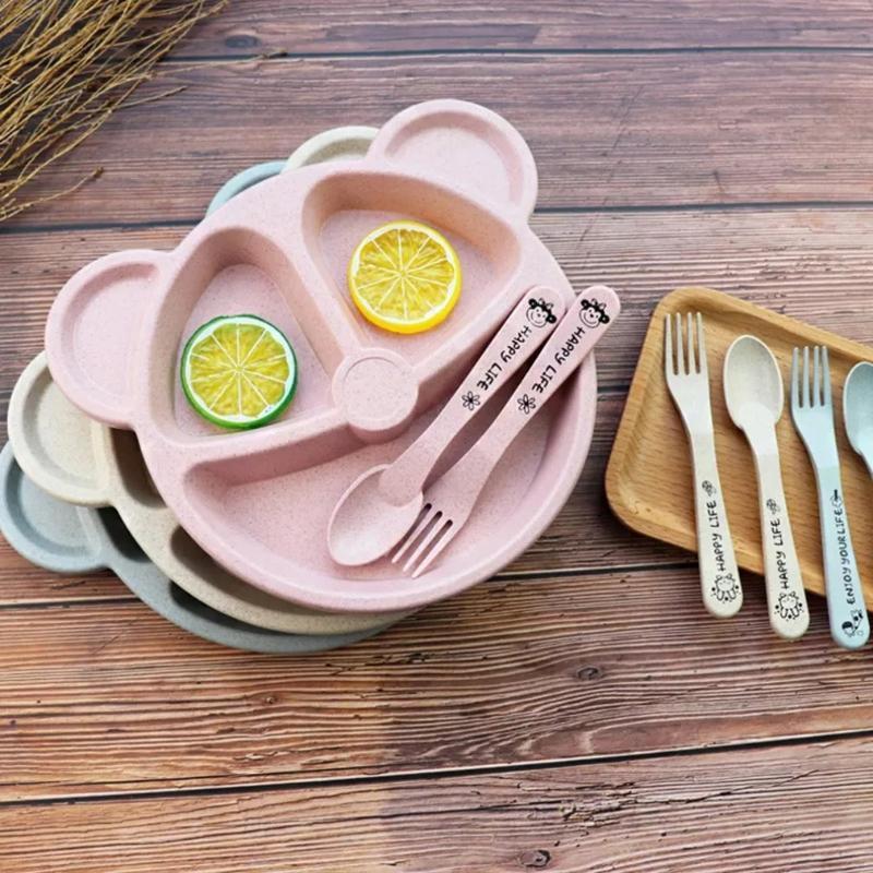 Baby Bowl Spoon Fork Sets Feed - Baby Food Menu ulasan dan harga