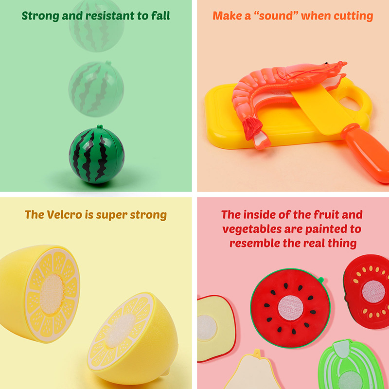 Children Toys Cutting Fruits a - Baby Food Vegetables ulasan dan harga