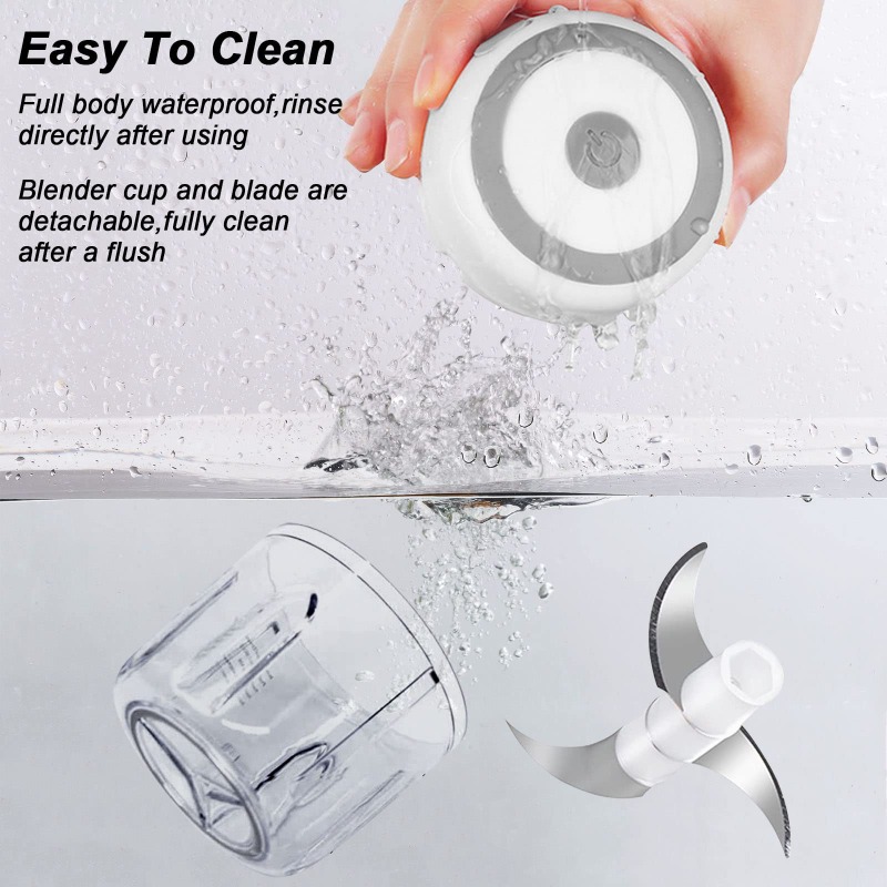250ML Electric Garlic Grinder  - Baby Food Vegetables ulasan dan harga