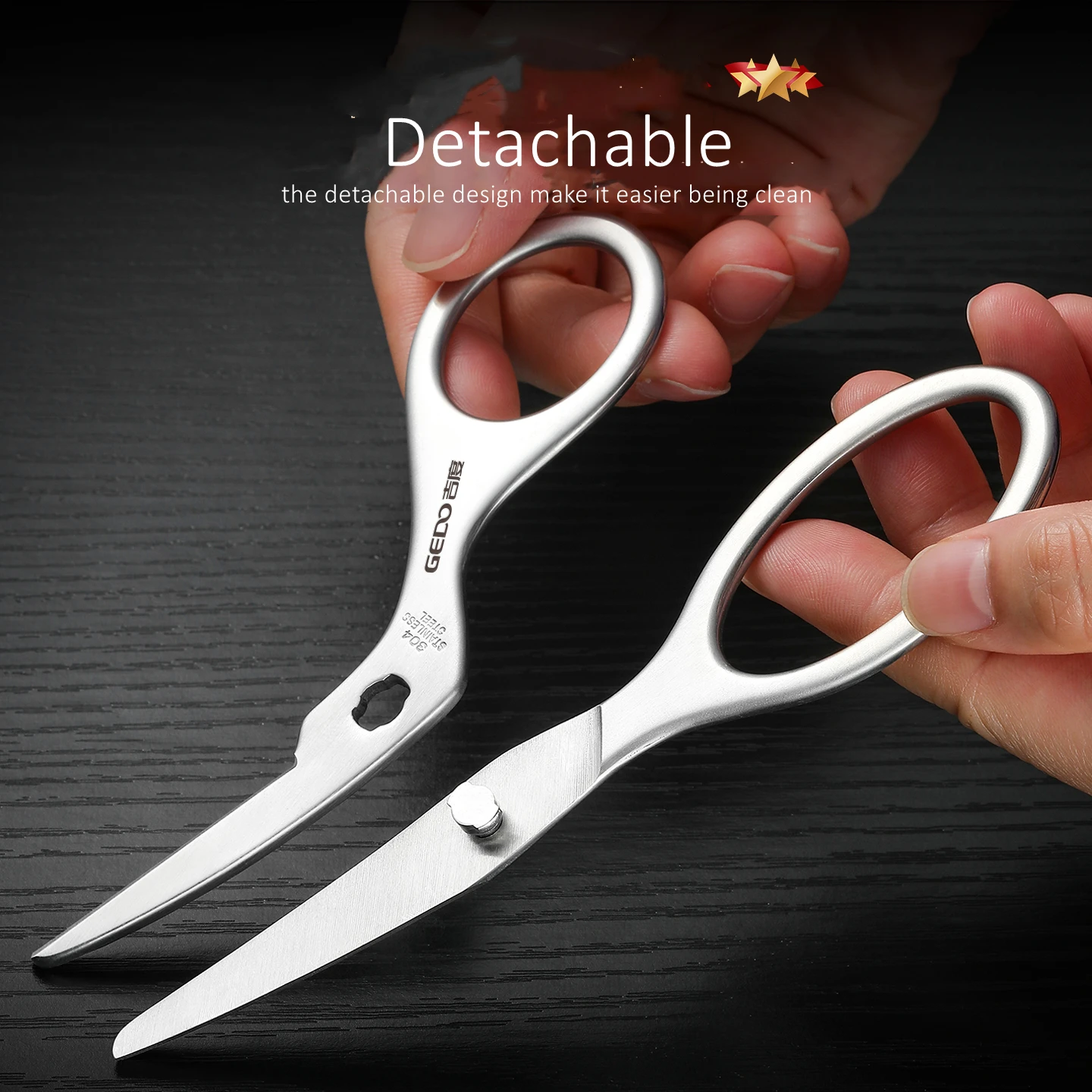Certified Pure 304 Stainless S - Baby Food Scissors ulasan dan harga