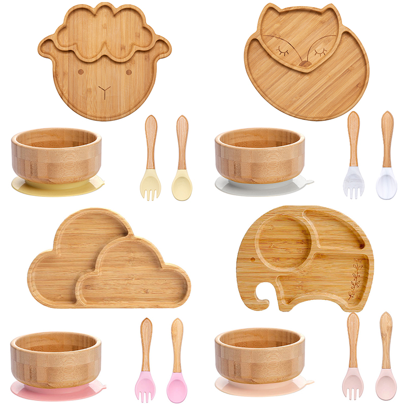 4pcs Children's Tableware Suct - Baby Food Menu ulasan dan harga