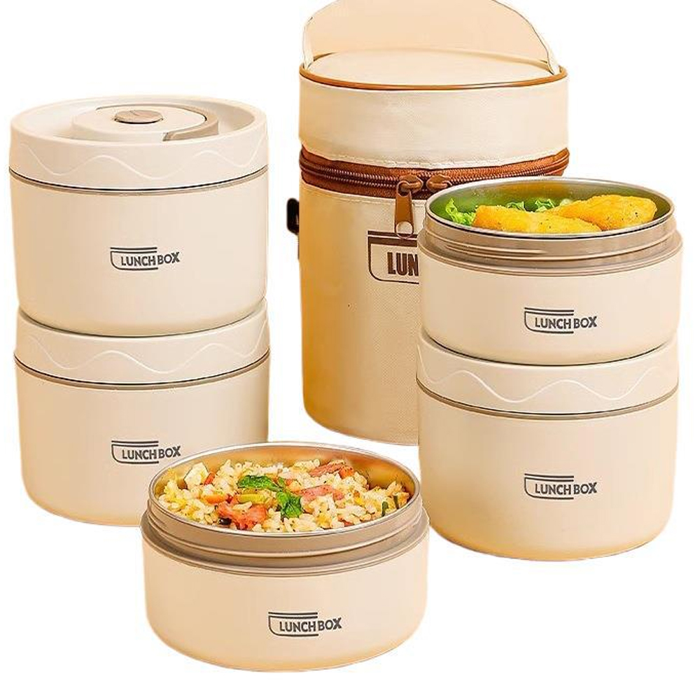 3pcs Insulated Lunch Box 304 S - Baby Food Warmer ulasan dan harga