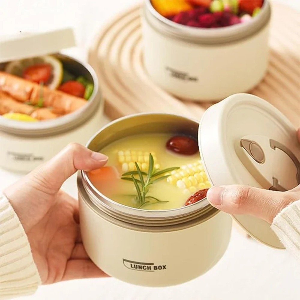 3pcs Insulated Lunch Box 304 S - Baby Food Warmer ulasan dan harga