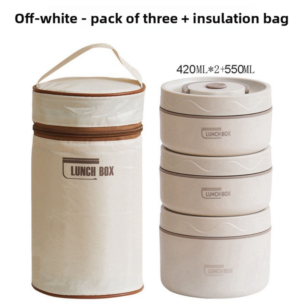 3pcs Insulated Lunch Box 304 S - Baby Food Warmer ulasan dan harga