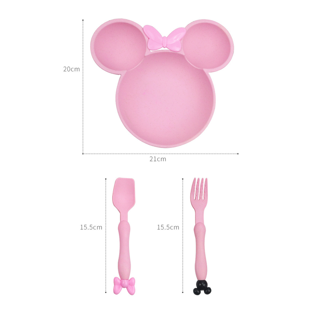 3Pcs/set Cartoon Baby Bowl Tab - Baby Food Menu ulasan dan harga