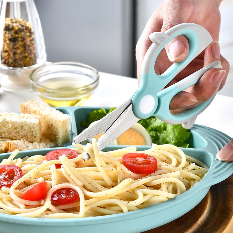 Auxiliary food scissors, food  - Baby Food Scissors ulasan dan harga